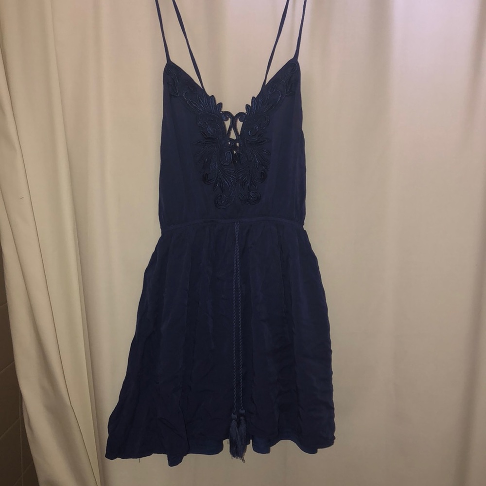 Missguided Blue Mini Dress